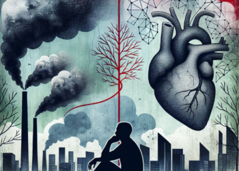 Air pollution and depression linked with heart disease deaths in middle-aged adults