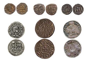 A selection of the Fitzwilliam Museum coins studied