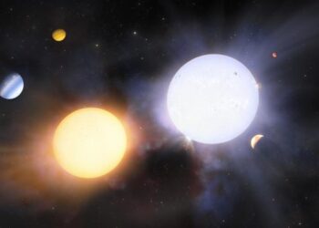 Artist’s Impression of a Giant-Giant Binary