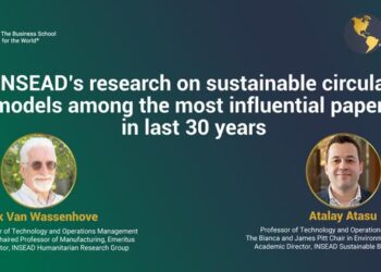 INSEAD’s research on sustainable circular models among the most influential papers in last 30 years
