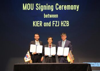 MOU Signing Ceremony between KIER and FZJ and HZB