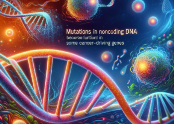 Mutations in noncoding DNA become functional in some cancer-driving genes