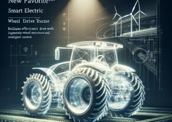New favorite—smart electric wheel drive tractor: realizes efficient drive with ingenious structure and intelligent control