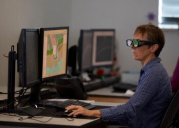 OS Remote Sensing Services survey team updating OS MasterMap using the latest aerial imagery