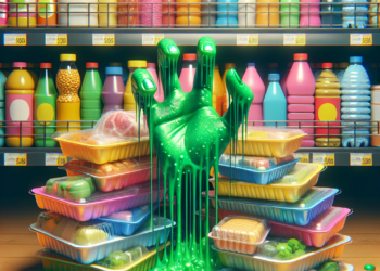 Plastic food packaging contains harmful substances