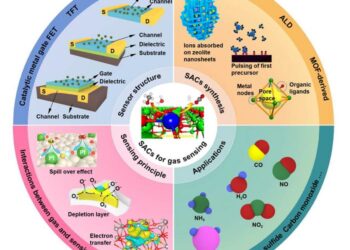 The preparation of SACs and their application in the semiconductor-based gas sensors