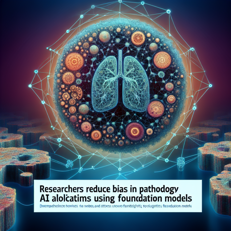 Researchers reduce bias in pathology AI algorithms using foundation models