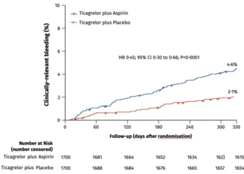 Primary efficacy and safety outcomes during follow-up between one-month and 12-months post-PCI