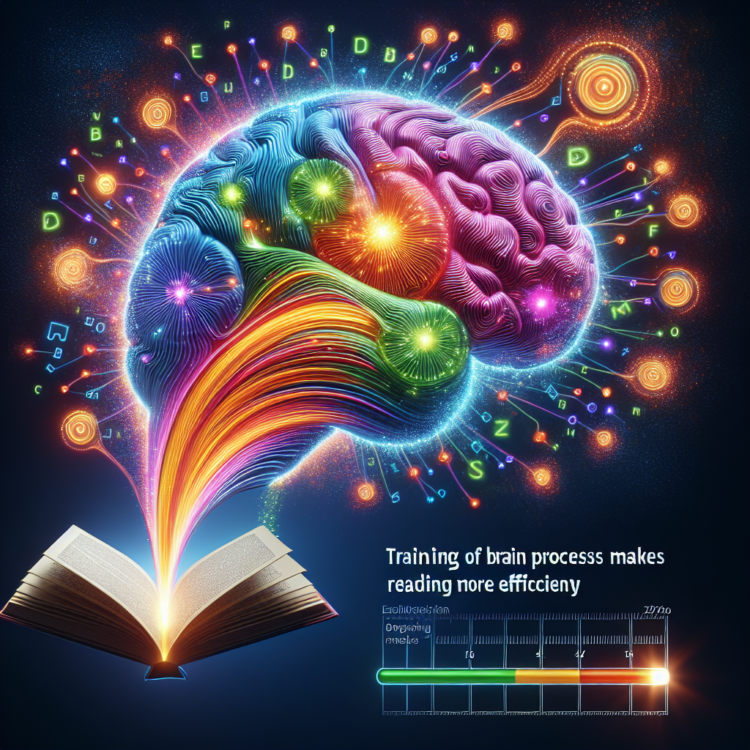 Training of brain processes makes reading more efficient