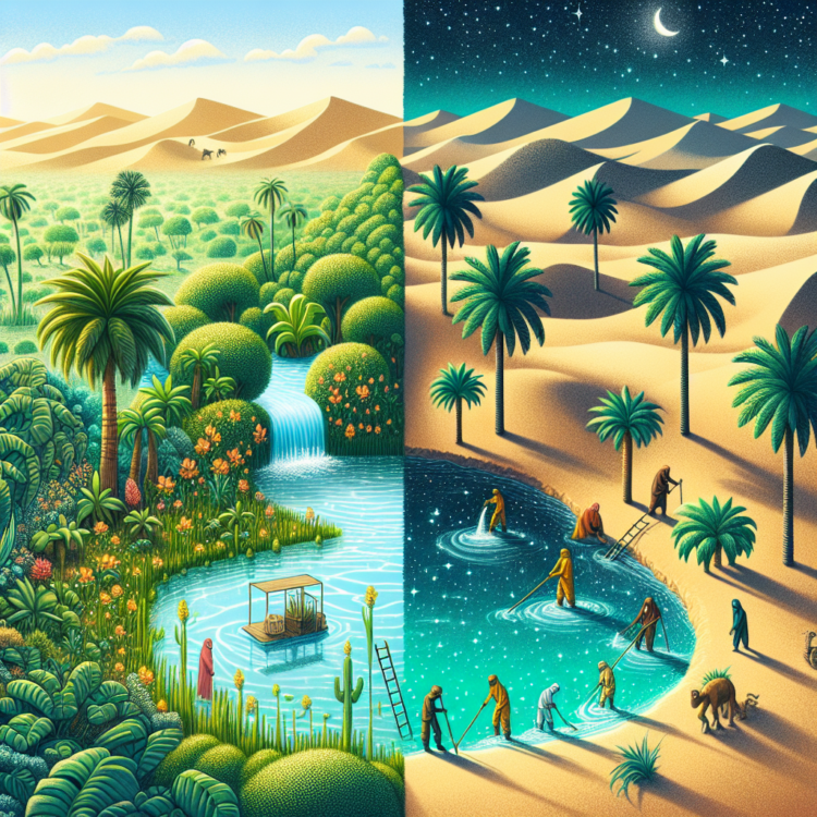 World’s oases threatened by desertification, even as humans expand them