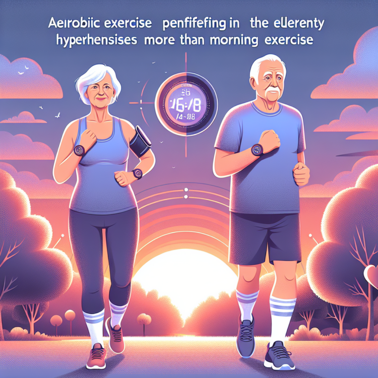 Aerobic exercise performed in the evening benefits elderly hypertensives more than morning exercise