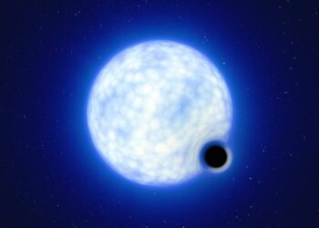 An artist impression of the binary system VTFS 243.