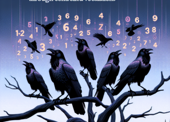 Crows demonstrate keen counting skills through controlled vocalizations