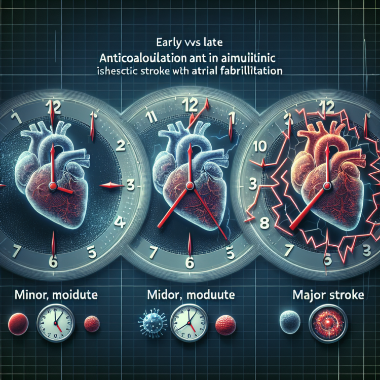 Early vs late anticoagulation in minor, moderate, and major ischemic stroke with atrial fibrillation