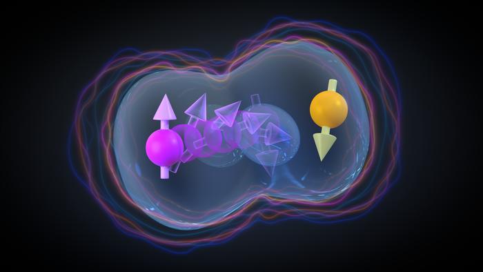 Two interacting hole spin qubits