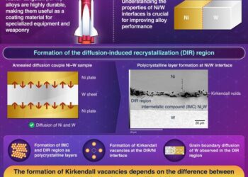 Exploring Interface Regions and Kirkendall Void Formation Mechanisms in Nichel-Tungsten Alloys