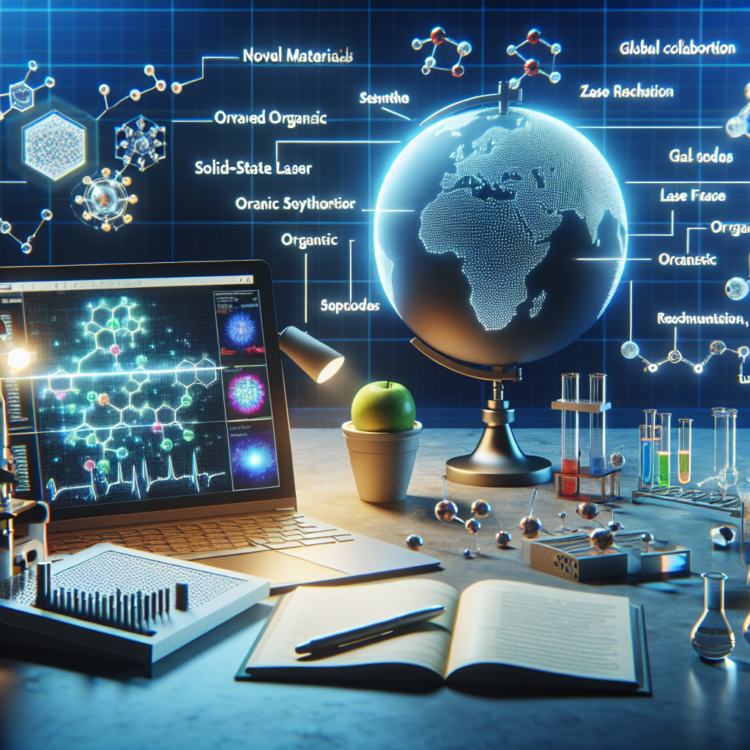 Ground-breaking accelerated discovery research unveils 21 novel materials for advanced organic solid-state laser technology: a global collaboration success story
