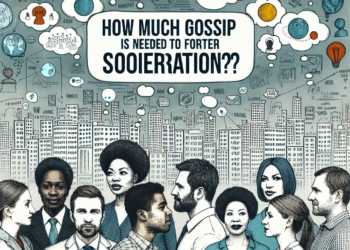 How much gossip is needed to foster social cooperation?