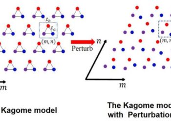 The Kagome model and the perturbations causes the system to disorder.