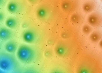 Seafloor bathymetry at the Sur Pockmark Field offshore of Central California