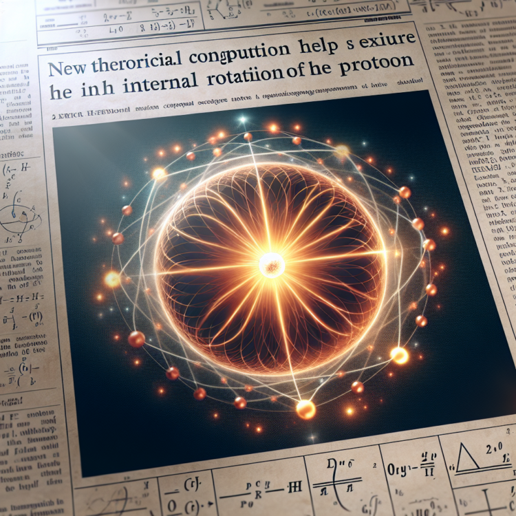 New theoretical contribution helps examine the internal rotation of the proton