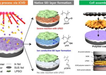 Anode-electrolyte interface formation process and sulfide-based all-solid-state battery design using coated polymers