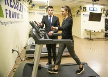 Treadmill training for an MS research study