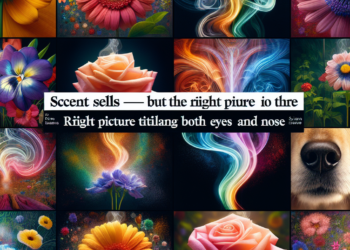Scent sells – but the right picture titillates both eyes