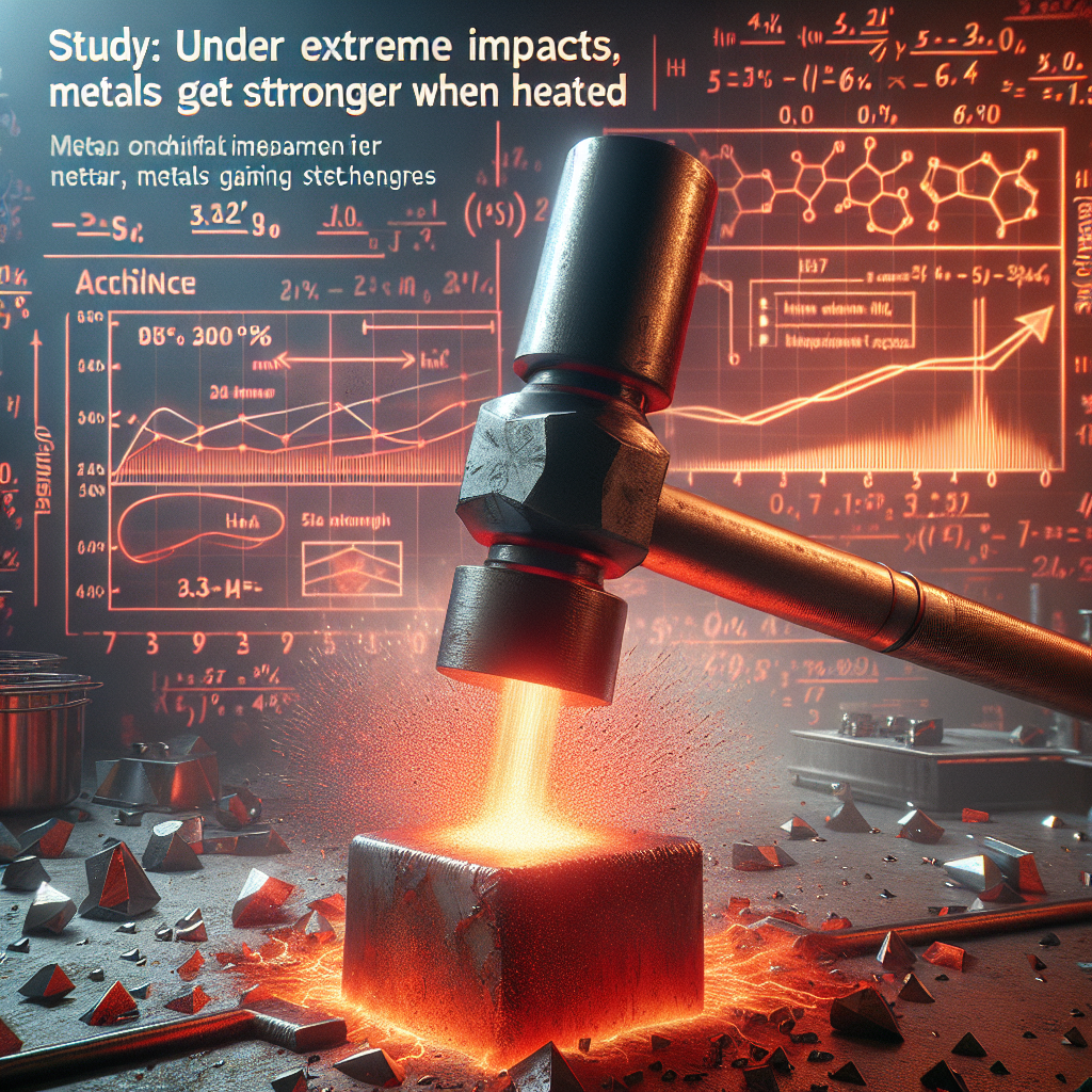 Study: Under extreme impacts, metals get stronger when heated