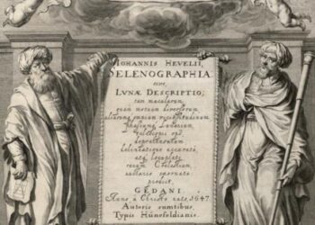 Ibn al-Haytham (“Alhasen”) on the left pedestal of reason with Galileo