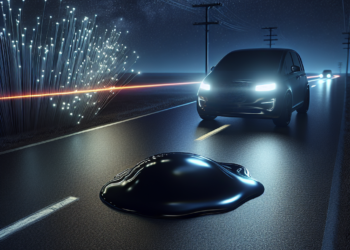 This highly reflective black paint makes objects more visible to autonomous cars