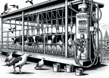 Bird flu stays stable on milking equipment for at least one hour