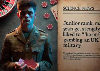 Junior rank, male sex, younger age strongly linked to ‘harmful gambling’ among UK military