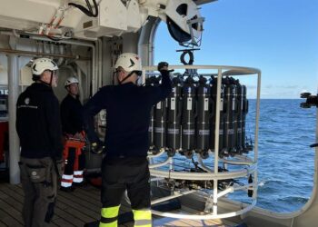 Water sampling Nord stream