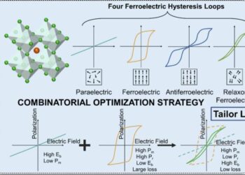 Combinatorial optimization strategy of perovskites-based ferroelectric ceramics for energy storage applications