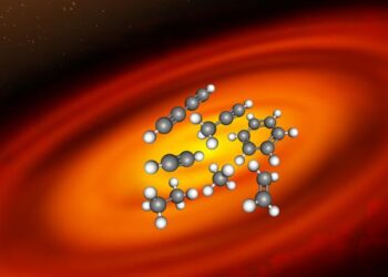 Artist’s impression of a protoplanetary disk around a very low-mass star.