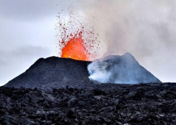 The 2024 Sundhnúkur eruption - main cone.