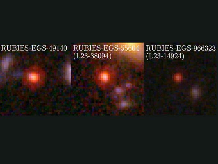 Three mysterious objects in the early universe