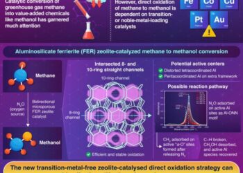 Transition-Metal-Free Ferrierite Zeolite Catalysts for Direct Conversion of Methane to Methanol