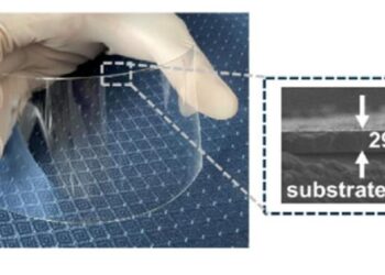 Transparent hybrid photoresist of titanium dioxide nanoparticle-embedded acrylic resin