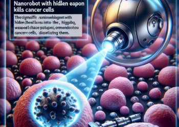 Nanorobot with hidden weapon kills cancer cells