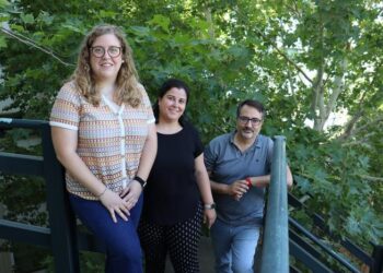 The researchers of the University of Cordoba Ángela Valle García, Nazaret M. Montilla López y Carlos Gutiérrez Martín
