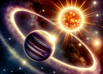 Astronomers spot a “highly eccentric” planet on its way to