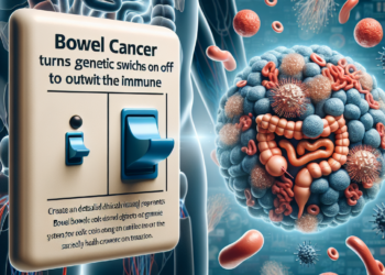 Bowel cancer turns genetic switches on and off to outwit the immune system