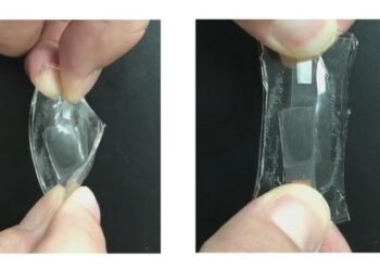 Completely stretchy lithium-ion battery for flexible electronics