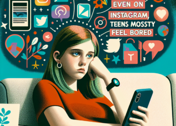 Even on Instagram, teens mostly feel bored