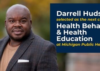 Health equity scholar Darrell Hudson named Health Behavior and Health Education chair at the University of Michigan School of Public Health