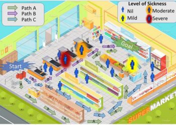 Virtual environment used in the study