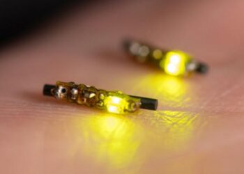 Implantable LED device for fighting cancer