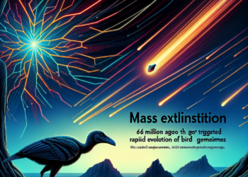 Mass extinction 66 million years ago triggered rapid evolution of bird genomes